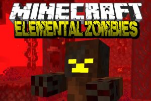 Elemental Zombies Mod for Minecraft