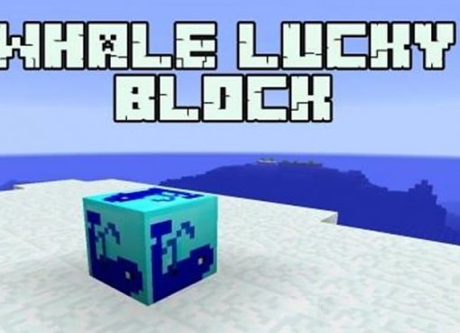 Whale Lucky Block Mod for Minecraft