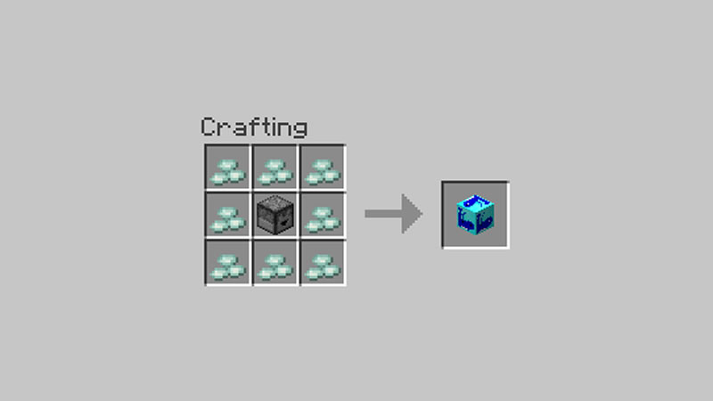 Whale Lucky Block Mod Crafting Recipe