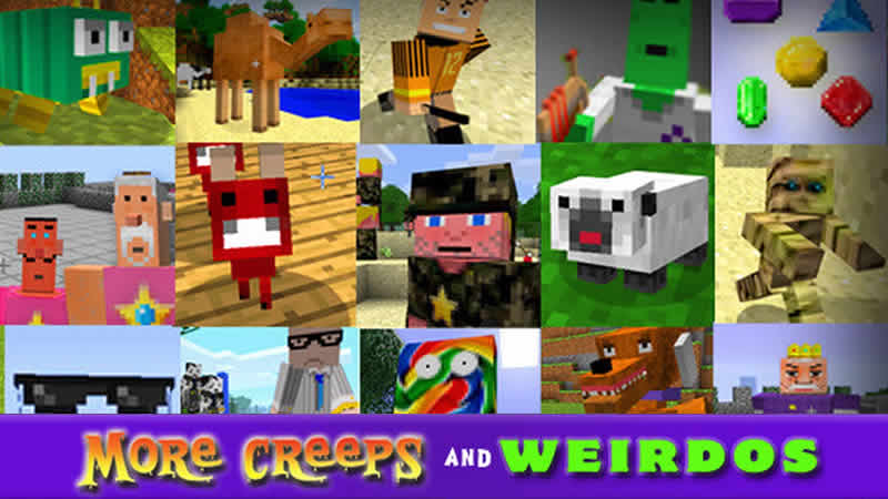 More Creeps And Weirdos Revival Mod for Minecraft