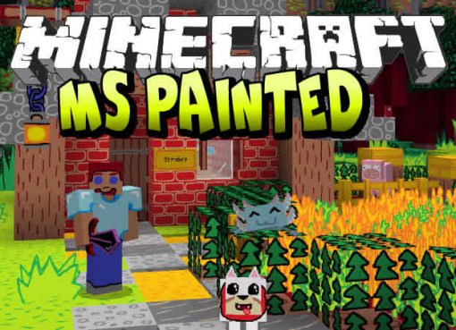 MS Painted Cartoon Texture Pack for Minecraft