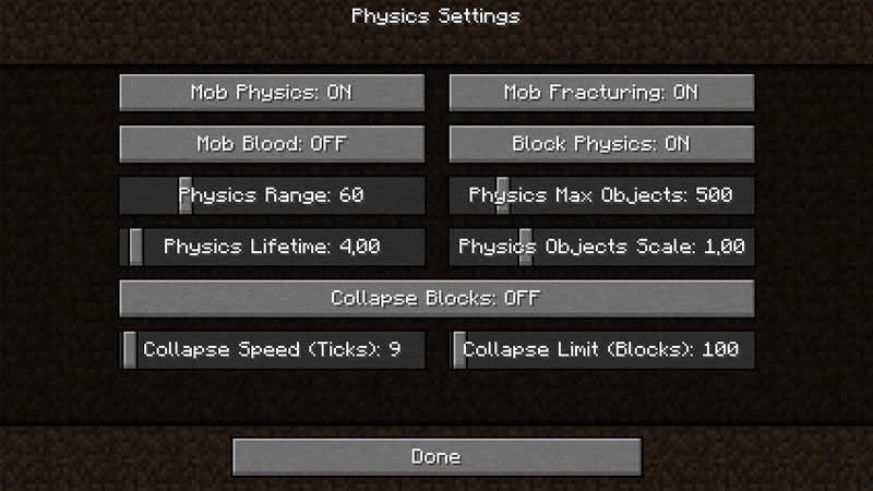 Physics Mod Screenshot 2