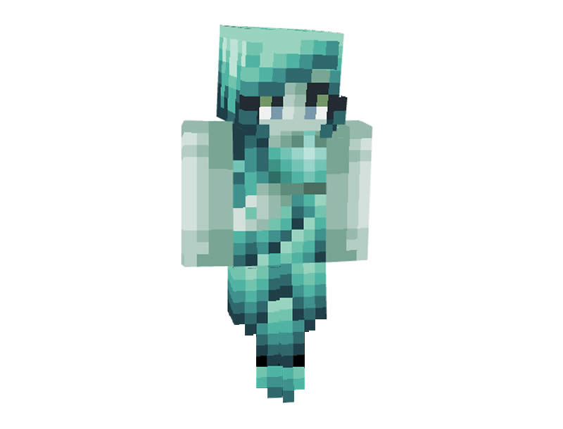 incandescence zombie girl skin for Minecraft