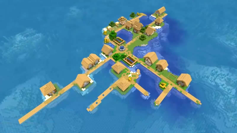 Ocean Village Seed for Minecraft