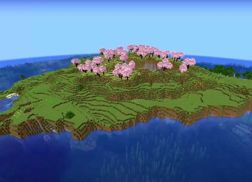 Cherry Grove Island Seed for Minecraft