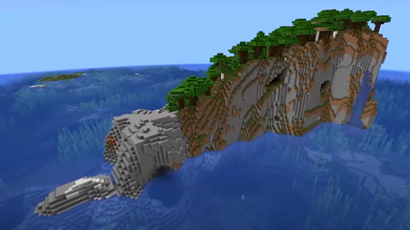 Dark Forest Cliff Island Seed for Minecraft