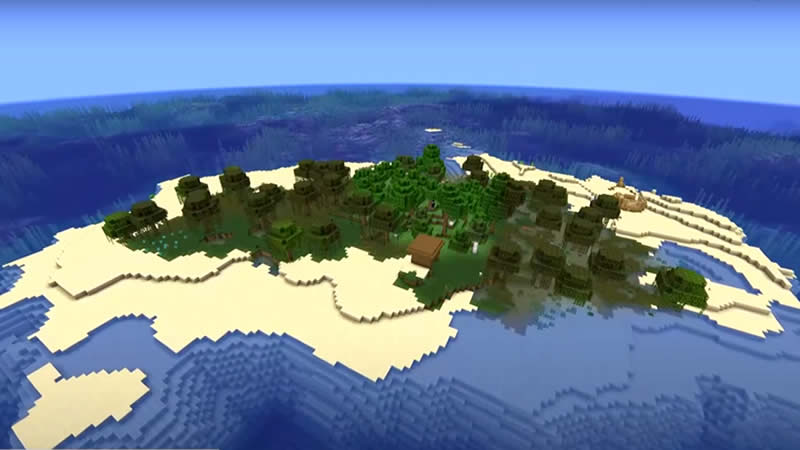 Swamp Hut Island Seed for Minecraft