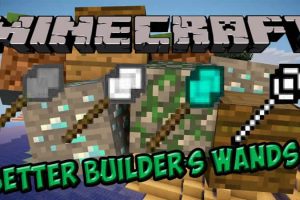 Construction Wand Mod for Minecraft