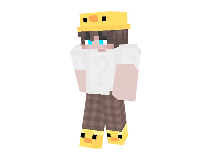 Yellow_Pillow Skin for Minecraft Boys