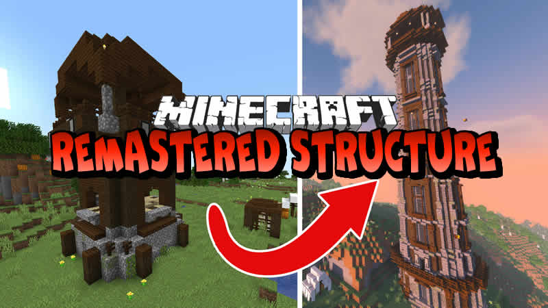 Remastered Structure Mod for Minecraft